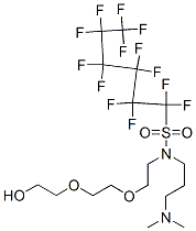 N-(3-dimethylaminopropyl)-1,1,2,2,3,3,4,4,5,5,6,6,6-tridecafluoro-N-[2 -[2-(2-hydroxyethoxy)ethoxy]ethyl]hexane-1-sulfonamide CAS#: 73772-34-6