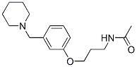 N-[3-[m-(Piperidinomethyl)phenoxy]propyl]acetamide CAS#: 78273-74-2