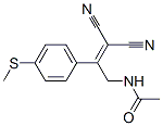 N-[3,3-Dicyano-2-[4-(methylthio)phenyl]-2-propenyl]acetamide CAS#: 73791-07-8