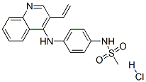 N-[4-[(3-ethenylquinolin-4-yl)amino]phenyl]methanesulfonamide hydrochl oride CAS#: 75775-83-6