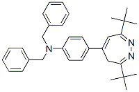 N-[4-[3,7-bis(tert-butyl)-(4H)-1,2-diazepin-5-yl]phenyl]dibenzylamine CAS#: 75042-16-9