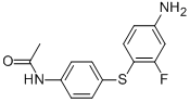 N-[4-[(4-Amino-2-fluorophenyl)thio]phenyl]acetamide CAS#: 771477-12-4