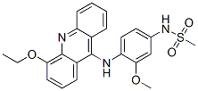 N-[4-[(4-Ethoxy-9-acridinyl)amino]-3-methoxyphenyl]methanesulfonamide CAS#: 76708-49-1