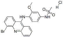 N-[4-[(4-bromoacridin-9-yl)amino]-3-methoxy-phenyl]methanesulfonamide hydrochloride CAS#: 76708-68-4