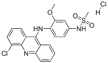 N-[4-[(4-chloroacridin-9-yl)amino]-3-methoxy-phenyl]methanesulfonamide hydrochloride CAS#: 76708-67-3