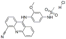 N-[4-[(4-cyanoacridin-9-yl)amino]-3-methoxy-phenyl]methanesulfonamide hydrochloride CAS#: 76708-69-5