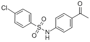 N-(4-ACETYL-PHENYL)-4-CHLORO-BENZENESULFONAMIDE CAS#: 72178-38-2