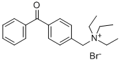 N-(4-[BENZOYL]BENZYL)-N,N,N-TRIETHYLAMMONIUM BROMIDE CAS#: 73603-46-0