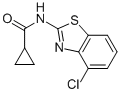 N-(4-CHLOROBENZO[D]THIAZOL-2-YL)CYCLOPROPANECARBOXAMIDE CAS#: 77414-54-1