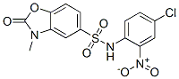 N-(4-Chloro-2-nitrophenyl)-2,3-dihydro-3-methyl-2-oxo-5-benzoxazolesulfonamide CAS#: 78633-49-5