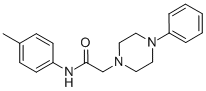 N-(4-METHYLPHENYL)-2-(4-PHENYLPIPERAZINO)ACETAMIDE CAS#: 763124-68-1