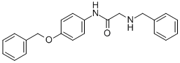 N-[4-(PHENYLMETHOXY)PHENYL]-2-[(PHENYLMETHYL)AMINO]-ACETAMIDE CAS#: 777934-39-1