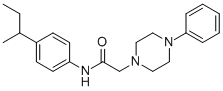 N-[4-(SEC-BUTYL)PHENYL]-2-(4-PHENYLPIPERAZINO)ACETAMIDE CAS#: 763130-55-8