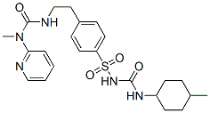 N-[[(4-methylcyclohexyl)amino]carbonyl]-4-[2-[[(methyl-2-pyridylamino)carbonyl]amino]ethyl]benzenesulphonamide CAS#: 74680-07-2