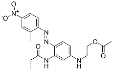 N-[5-[[2-(Acetyloxy)ethyl]amino]-2-[(2-methyl-4-nitrophenyl)azo]phenyl]propanamide CAS#: 72987-38-3