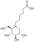 N-5-Carboxypentyl-1-deoxynojirimycin CAS#: 79206-51-2