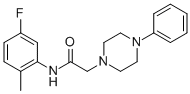 N-(5-FLUORO-2-METHYLPHENYL)-2-(4-PHENYLPIPERAZINO)ACETAMIDE CAS#: 763126-53-0