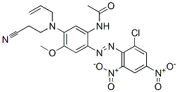 N-[5-[allyl(2-cyanoethyl)amino]-2-[(2-chloro-4,6-dinitrophenyl)azo]-4-methoxyphenyl]acetamide CAS#: 79295-92-4