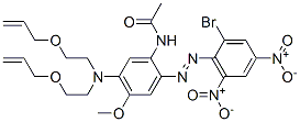 N-[5-[bis[2-(allyloxy)ethyl]amino]-2-[(2-bromo-4,6-dinitrophenyl)azo]-4-methoxyphenyl]acetamide CAS#: 72894-20-3