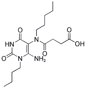 N-(6-AMINO-1-BUTYL-2,4-DIOXO-1,2,3,4-TETRAHYDRO-PYRIMIDIN-5-YL)-N-PENTYL-SUCCINAMIC ACID CAS#: 730997-83-8