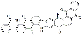 N-(9,10,15,18,20,21-hexahydro-5,10,15,18,21-pentaoxo-5H-naphtho[2,3-h]naphth[2',3':6,7]indolo[2,3-b]acridin-4-yl)benzamide CAS#: 72138-95-5