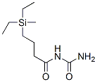 N-(Aminocarbonyl)-4-(diethylmethylsilyl)butanamide CAS#: 76681-48-6