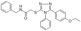 N-BENZYL-2-([5-(4-ETHOXYPHENYL)-4-PHENYL-4H-1,2,4-TRIAZOL-3-YL]SULFANYL)ACETAMIDE CAS#: 763126-26-7