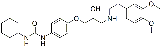 N-Cyclohexyl-N'-[4-[3-(3,4-dimethoxyphenethylamino)-2-hydroxypropoxy]phenyl]urea CAS#: 76210-80-5