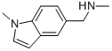 N-METHYL-N-[(1-METHYL-1H-INDOL-5-YL)METHYL]AMINE CAS#: 709649-73-0