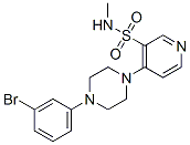 N-Methyl-4-[4-(3-bromophenyl)piperazin-1-yl]pyridine-3-sulfonamide CAS#: 76835-43-3