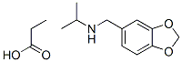 N-(benzo[1,3]dioxol-5-ylmethyl)propan-2-amine, propanoic acid CAS#: 72156-40-2