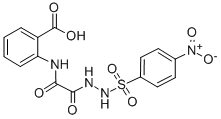 N-(((p-Nitrophenylsulfonyl)hydrazino)oxalyl)anthranilic acid CAS#: 72117-58-9