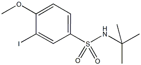 N-(tert-butyl)-3-iodo-4-methoxybenzenesulfonamide CAS#: 718603-63-5