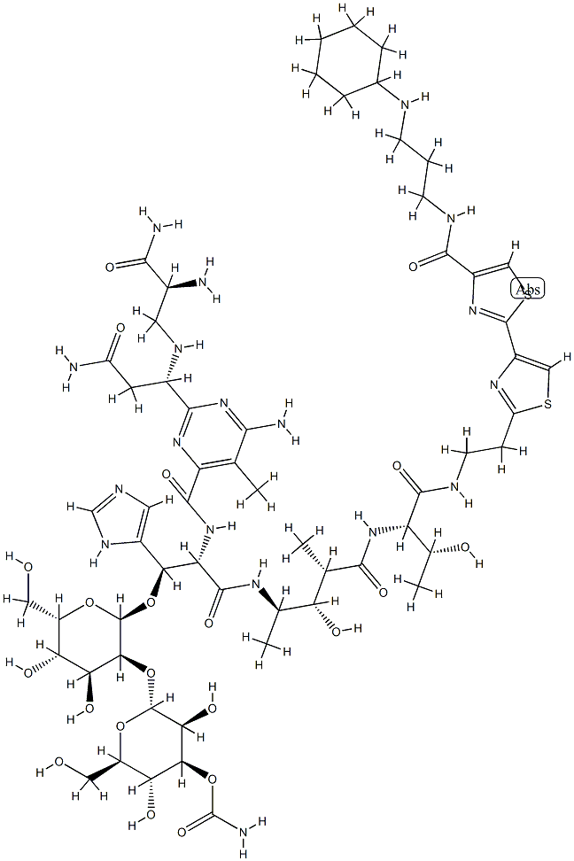 N1-[3-(Cyclohexylamino)propyl]bleomycinamide CAS#: 77698-93-2