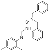 N1-Dibenzylaminothio-N2-(2,4-xylyl)formamidine CAS#: 73839-60-8