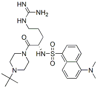 N(2)-dansyl-L-arginine-4-t-butylpiperidine amide CAS#: 74133-53-2
