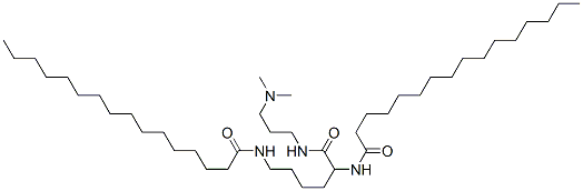 N,N'-[1-[[[3-(dimethylamino)propyl]amino]carbonyl]pentane-1,5-diyl]bishexadecan-1-amide CAS#: 73072-14-7