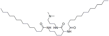 N,N'-[1-[[[3-(dimethylamino)propyl]amino]carbonyl]pentane-1,5-diyl]bismyristamide CAS#: 73067-76-2