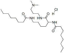 N,N'-[1-[[[3-(dimethylamino)propyl]amino]carbonyl]pentane-1,5-diyl]bis(octanamide) monohydrochloride CAS#: 73067-74-0