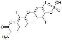 O-[3,5-diiodo-4-(sulfooxy)phenyl]-3,5-diiodo L-tyrosine CAS#: 77074-49-8