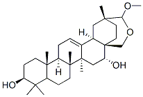Olean-12-ene-3,16-diol, 28,29-epoxy-29-methoxy-, (3beta,16alpha,20beta )- CAS#: 73947-05-4