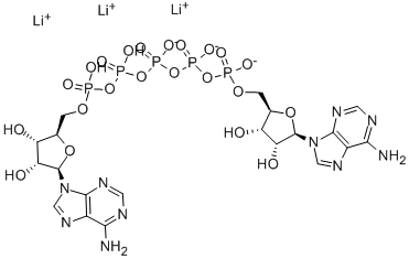 P1,P5-DI(ADENOSINE-5'-)PENTAPHOSPHATE, TRILITHIUM SALT CAS#: 75522-97-3