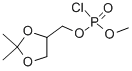 PHOSPHOROCHLORIDIC ACID 2,2-DIMETHYL-[1,3]DIOXOLAN-4-YLMETHYL ESTER METHYL ESTER CAS#: 77075-54-8