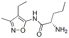Pentanamide, 2-amino-N-(4-ethyl-3-methyl-5-isoxazolyl)-, (2S)- (9CI) CAS#: 794565-19-8