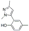 Phenol, 2-(1,3-dimethyl-1H-pyrazol-5-yl)-4-methyl- (9CI) CAS#: 771483-78-4