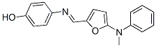 Phenol,  4-[[[5-(methylphenylamino)-2-furanyl]methylene]amino]- CAS#: 791524-29-3
