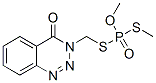 Phosphorodithioic acid, O,S-dimethyl S-((4-oxo-1,2,3-benzotriazin-3(4H )-yl)methyl) ester CAS#: 75744-77-3
