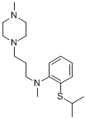 Piperazine, 1-(3-(N-(2-isopropylthiophenyl)-N-methylamino)propyl)-1-me thyl- CAS#: 74037-92-6