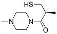Piperazine, 1-(3-mercapto-2-methyl-1-oxopropyl)-4-methyl-, (S)- (9CI) CAS#: 761357-97-5