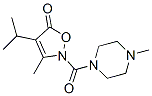 Piperazine,  1-methyl-4-[[3-methyl-4-(1-methylethyl)-5-oxo-2(5H)-isoxazolyl]carbonyl]-  (9CI) CAS#: 706804-15-1